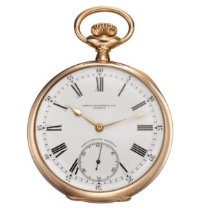 Fine Swiss pink gold Chronometro Gondolo pocket watch Circa 1910