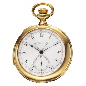 American gold minute repeating split-seconds chronograph Circa 1900