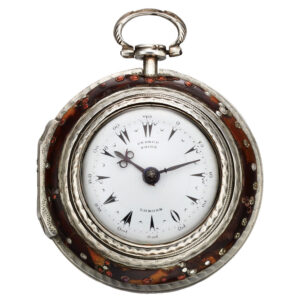 English silver triple-cased watch made for the Islamic market Circa 1780