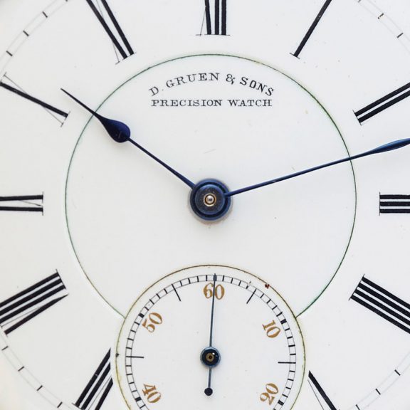 Unusual German gold Precision pocket watch Circa 1918 Unusual German gold Precision pocket watch Circa 1918