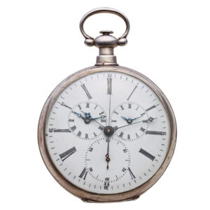 Swiss silver captain's watch for the Chinese market Circa 1870