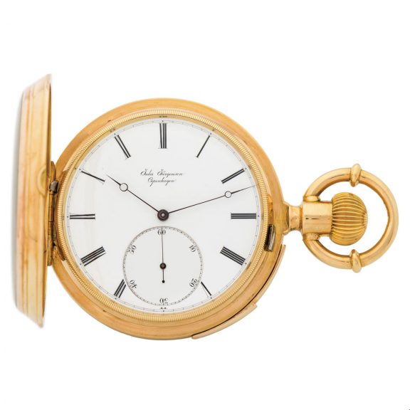 Danish gold five-minute repeating pocket watch Circa 1880