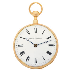 Rare Danish gold quarter repeating pocket watch Circa 1800