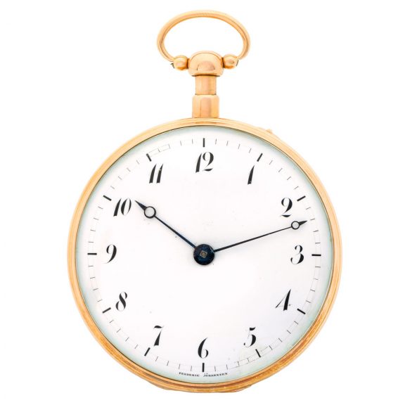 Danish pink gold quarter repeating pocket watch Circa 1805