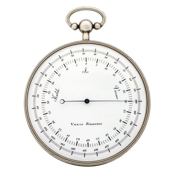 Interesting Danish silver Réaumur pocket thermometer Circa 1815