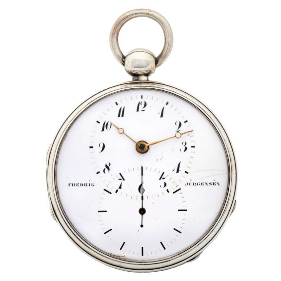 Danish silver open faced observatory pocket watch Circa 1820