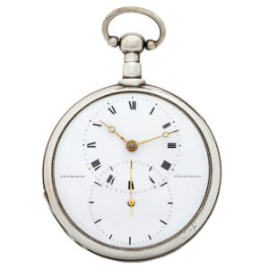 Danish silver key-wind observatory pocket watch Circa 1820