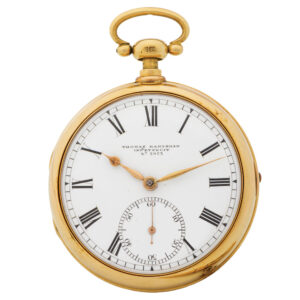 English gold quarter repeating pocket chronometer Circa 1819