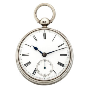 English silver spring detent chronometer pocket watch Circa 1800