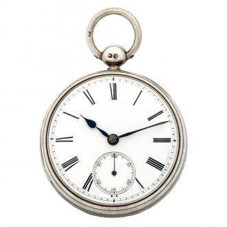 English silver spring detent chronometer pocket watch Circa 1800