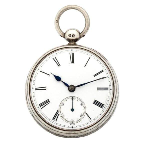 English silver spring detent chronometer pocket watch Circa 1800