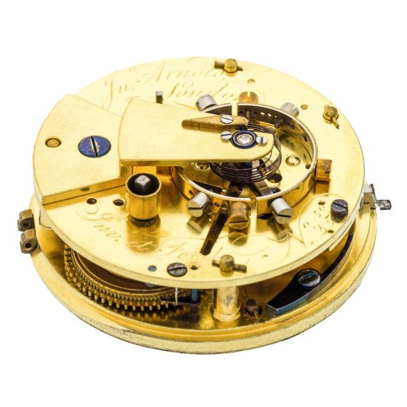 English silver spring detent chronometer pocket watch Circa 1800 English silver spring detent chronometer pocket watch Circa 1800