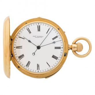 English gold repeater with independent centre seconds Circa 1870