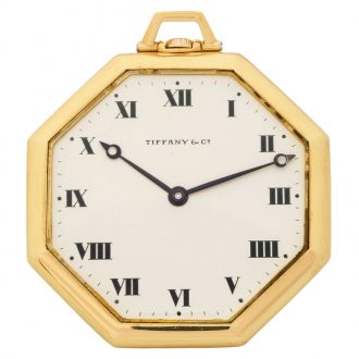 American yellow gold octagonal lever dress watch Circa 1920