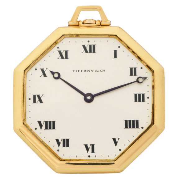 American yellow gold octagonal lever dress watch Circa 1920
