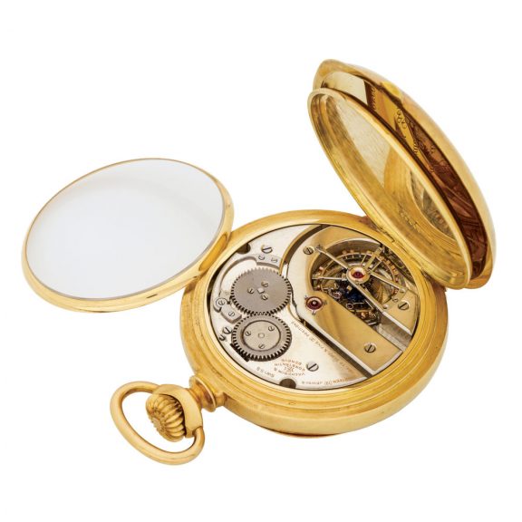 Important Swiss gold one minute tourbillon pocket watch Circa 1931 Important Swiss gold one minute tourbillon pocket watch Circa 1931