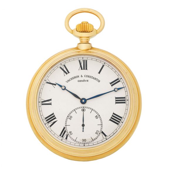 Swiss gold tourbillon chronometer pocket watch Circa 1945