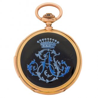 Small Swiss gold minute repeating half hunter Circa 1888