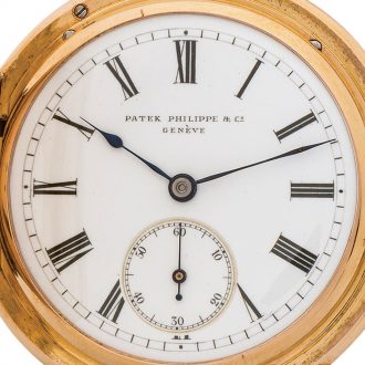 Small Swiss gold minute repeating half hunter Circa 1888