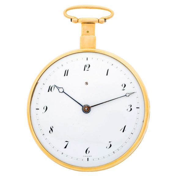 Early French important gold minute repeating watch Circa 1810