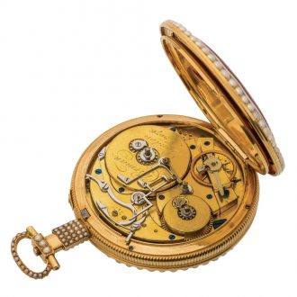Splendid English musical watch for the Chinese market Circa 1820