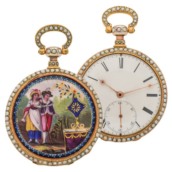 English gold quarter repeating cylinder pocket watch Circa 1830 English gold quarter repeating cylinder pocket watch Circa 1830
