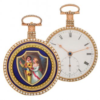 English gold duplex made for the Chinese market Circa 1820