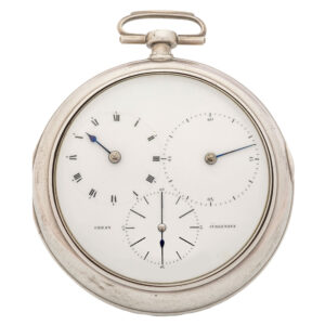 Exceptionally Danish silver free-sprung deck Chronometer Circa 1812