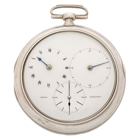 Exceptionally Danish silver free-sprung deck Chronometer Circa 1812