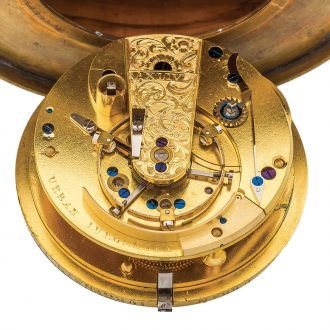 Rare Danish brass marine chronometer deck watch Circa 1830