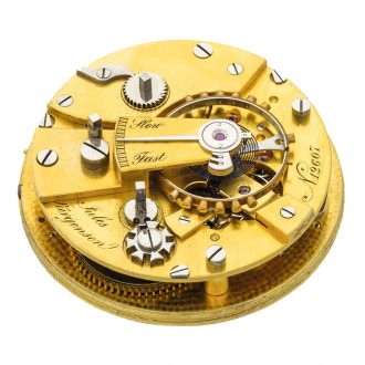 Massive Danish silver deck chronometer with chronograph Circa 1879
