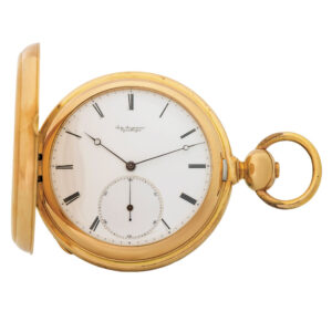 Danish gold tourbillon chronometer pocket watch Circa 1861