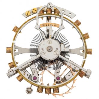 Danish gold tourbillon chronometer pocket watch Circa 1861