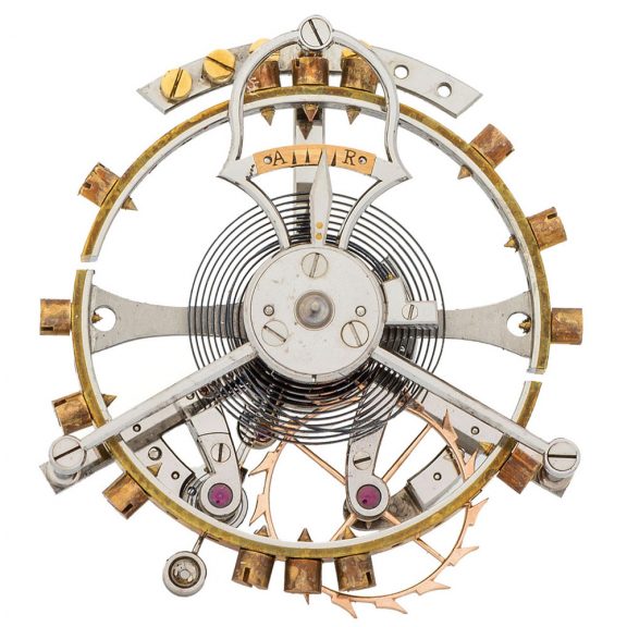 Danish gold tourbillon chronometer pocket watch Circa 1861 Danish gold tourbillon chronometer pocket watch Circa 1861