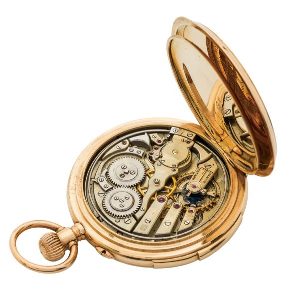 Swiss 14K gold minute repeating pocket watch Circa 1890 Swiss 14K gold minute repeating pocket watch Circa 1890