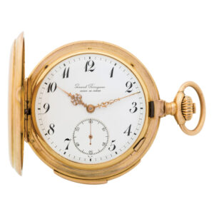 Swiss 18K gold minute repeating pocket watch Circa 1900