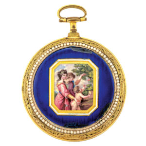 English gilt-brass repeater for the Chinese market Circa 1780