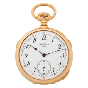 Swiss gold repeater with grande and petite sonnerie Circa 1900