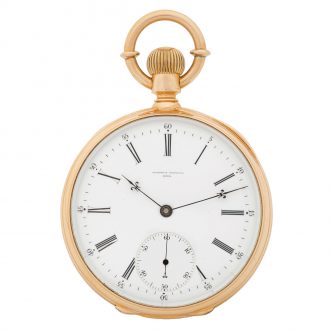 Swiss pink gold lever made for the U.S. market Circa 1873