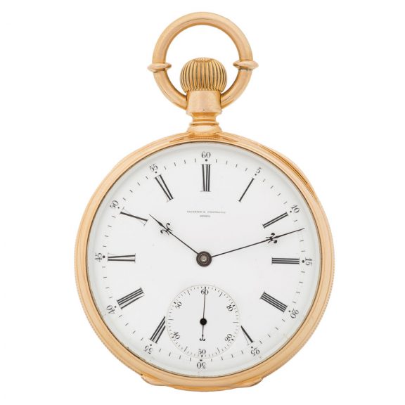 Swiss pink gold lever made for the U.S. market Circa 1873
