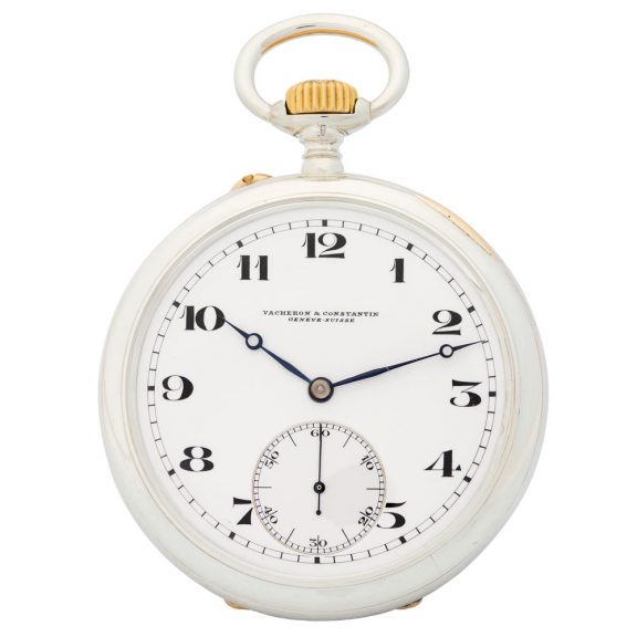 Rare Swiss silver chronometer pocket deck watch Circa 1942