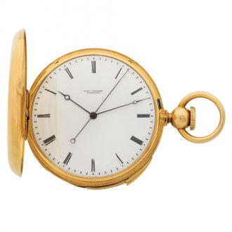 Danish gold repeater with independent centre seconds Circa 1847