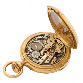 Rare Danish gold minute repeating pocket watch Circa 1895