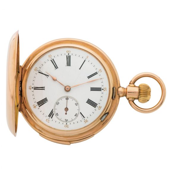 Swiss pink gold minute repeating pocket watch Circa 1900
