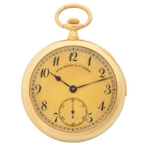 Swiss yellow gold minute repeating dress watch Circa 1920