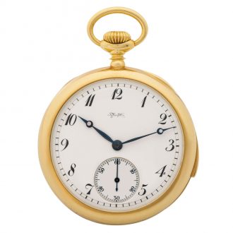 Swiss gold five-minute repeating pocket watch Circa 1888