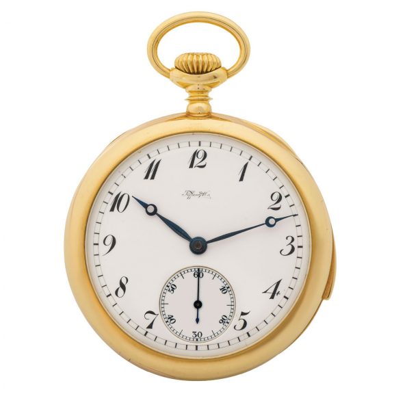 Swiss gold five-minute repeating pocket watch Circa 1888