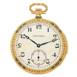 Swiss 18K gold minute repeating Art Deco dress watch Circa 1925