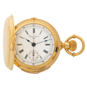 Large Swiss gold minute repeating chronograph Circa 1920