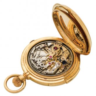 Swiss gold chronograph made for the Chinese market Circa 1900